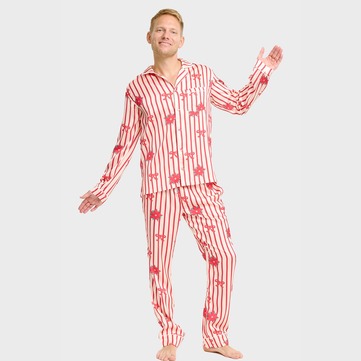 Satin pyjamas - Herre